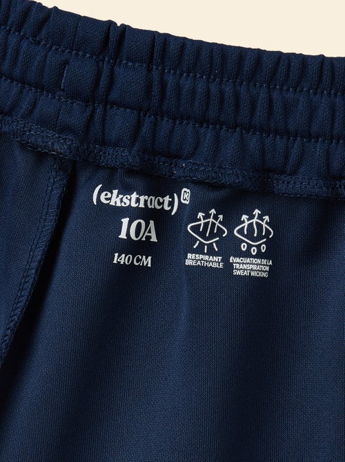 Short de sport avec bandes contrastées - (ekstract) - Kiabi Short de sport avec bandes contrastées - (ekstract) - Kiabi