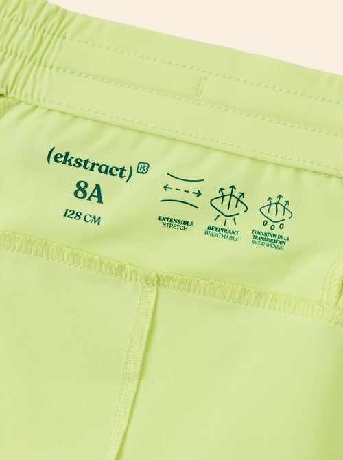 Short de sport avec poche zippée au dos - (ekstract) - Kiabi Short de sport avec poche zippée au dos - (ekstract) - Kiabi