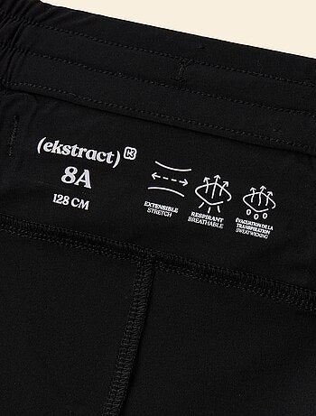 Ekstract - Short de sport avec poche zippée au dos