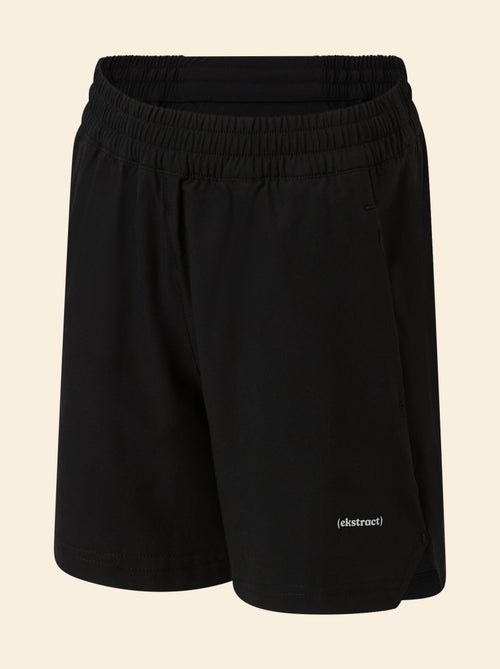 Short de sport avec poche zippée au dos - (ekstract) - Kiabi Short de sport avec poche zippée au dos - (ekstract) - Kiabi