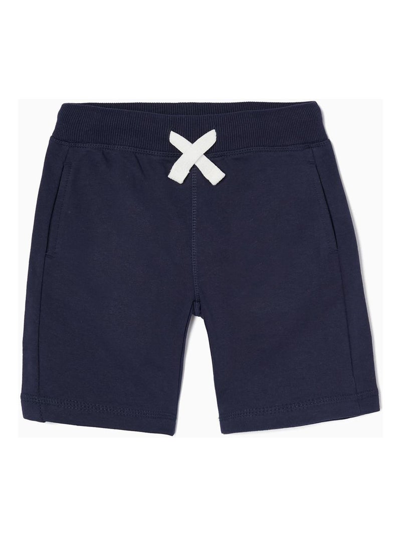 Short de sport bleu foncé pour garçon GALACTIC SEA Bleu foncé - Kiabi