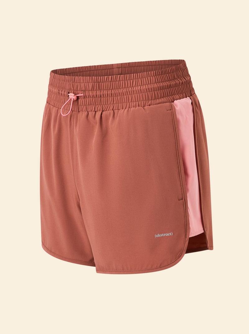 Short de sport color block - (ekstract) Rose - Kiabi