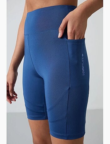 Legging de sport court taille haute tommy