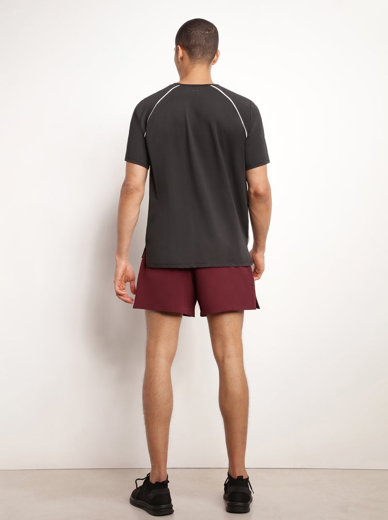 Short de sport Dim Move Bordeaux - Kiabi