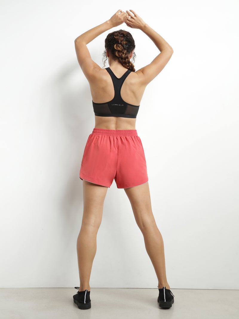 Short de sport Dim Move Rouge clair - Kiabi