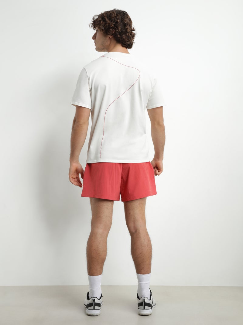 Short de sport Dim Move Rouge clair - Kiabi