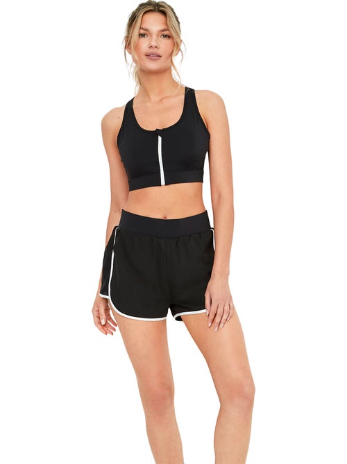 Short de sport double couche tech st8 - Kiabi Short de sport double couche tech st8 - Kiabi
