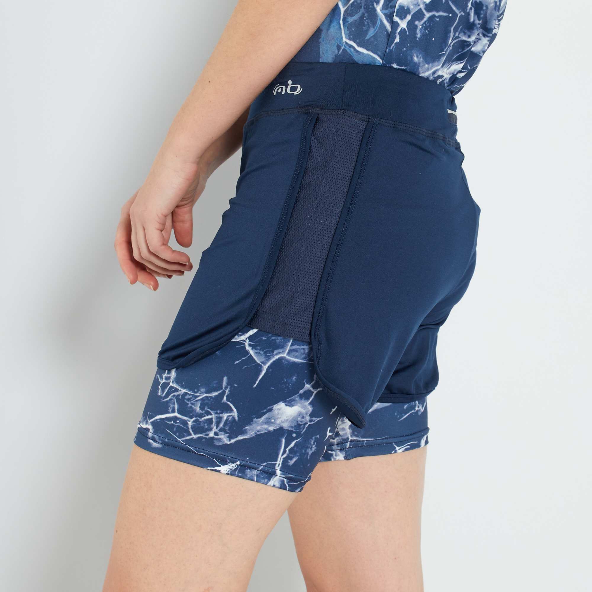 Short Running Femme Cycliste Taille Haute U00e0 Maintien Normal