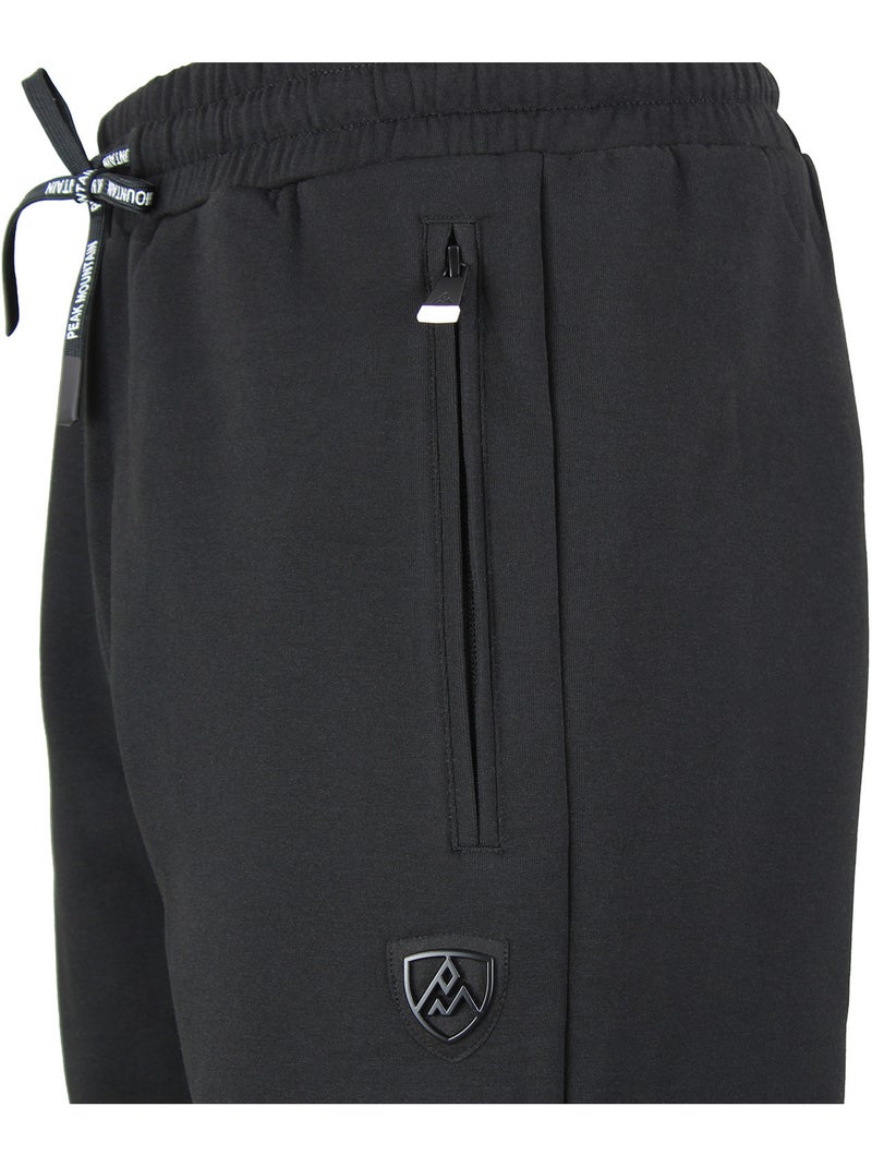 SHORT DE SPORT EN SCUBA CORDEAU HOMME - PEAK MOUNTAIN Noir - Kiabi