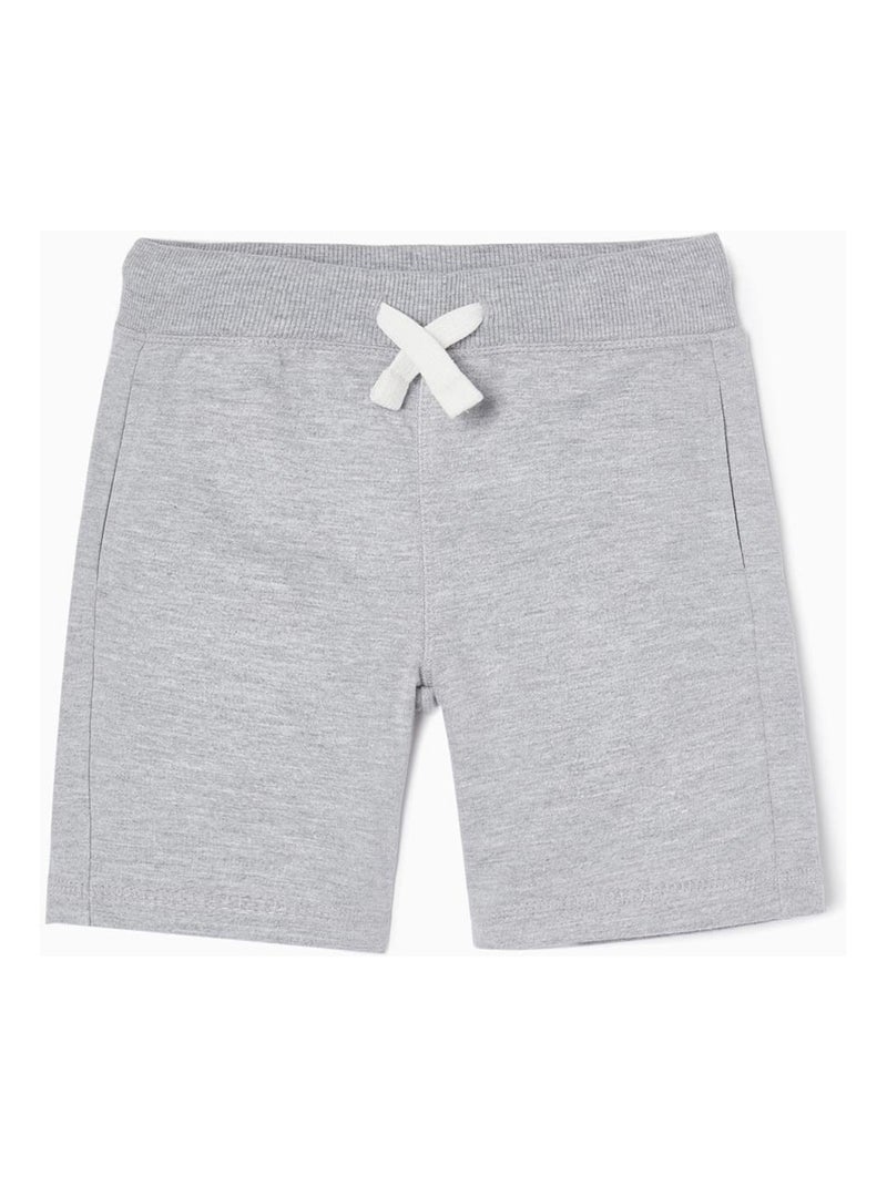 Short de sport gris pour garçon GALACTIC SEA Gris clair - Kiabi