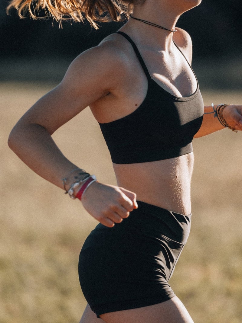 Short de sport menstruel pour Adolescente Noir - Kiabi