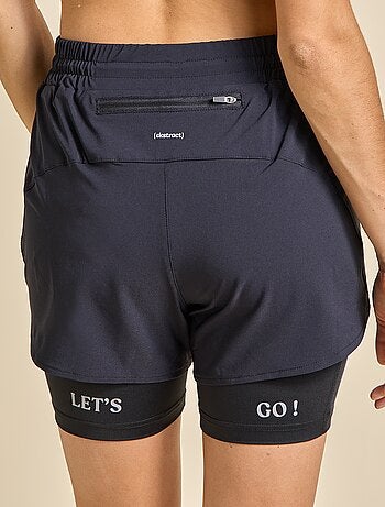 Short de sport modèle 2 en 1 - (ekstract)