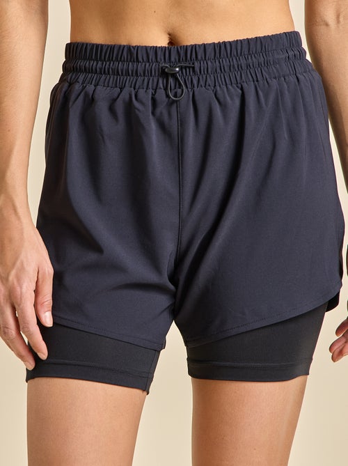 Short de sport modèle 2 en 1 - (ekstract) - Kiabi