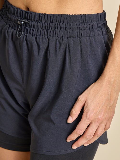 Short de sport modèle 2 en 1 - (ekstract) - Kiabi