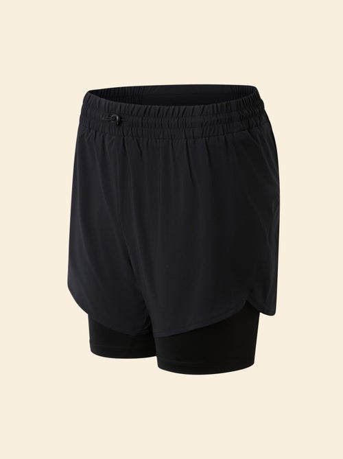 Short de sport modèle 2 en 1 - (ekstract) - Kiabi