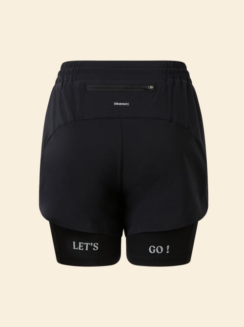 Short de sport modèle 2 en 1 - (ekstract) - Kiabi