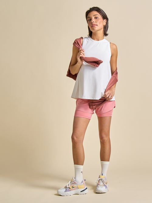 Short de sport modèle 2 en 1 - (ekstract) - Kiabi Short de sport modèle 2 en 1 - (ekstract) - Kiabi