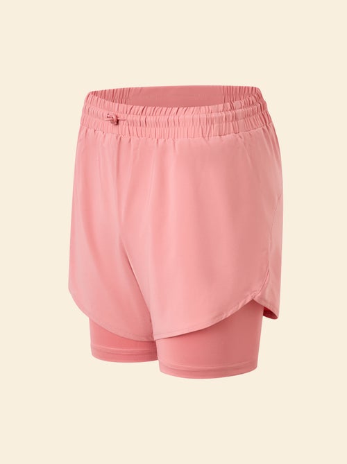 Short de sport modèle 2 en 1 - (ekstract) - Kiabi Short de sport modèle 2 en 1 - (ekstract) - Kiabi
