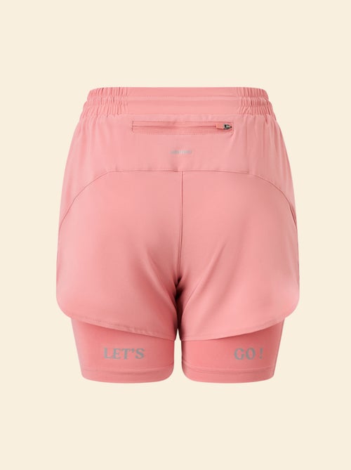 Short de sport modèle 2 en 1 - (ekstract) - Kiabi Short de sport modèle 2 en 1 - (ekstract) - Kiabi