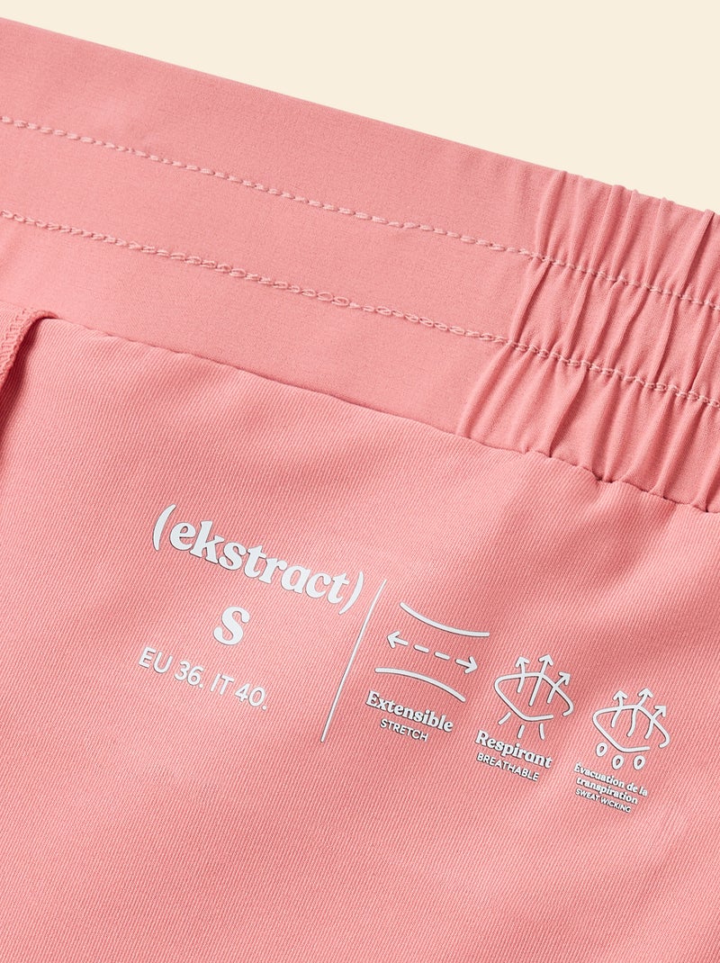 Short de sport modèle 2 en 1 - (ekstract) Rose - Kiabi