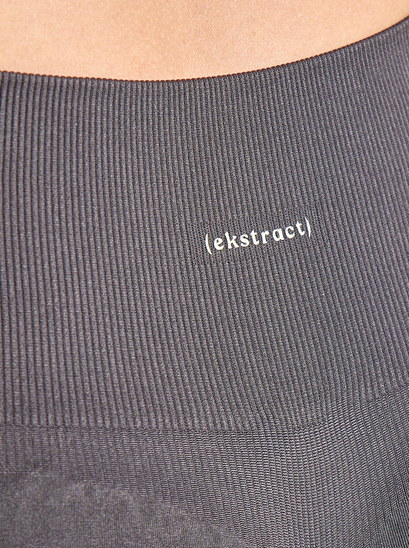Short de sport sculptant - (ekstract) Gris foncé/anthracite - Kiabi