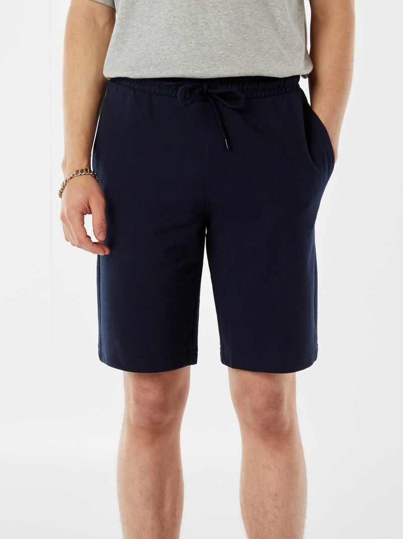 Short de sport style jogger Bleu marine - Kiabi