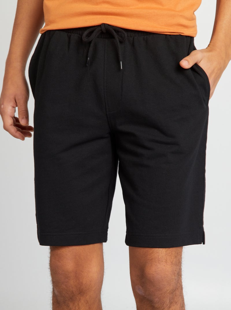 Short de sport style jogger Noir - Kiabi
