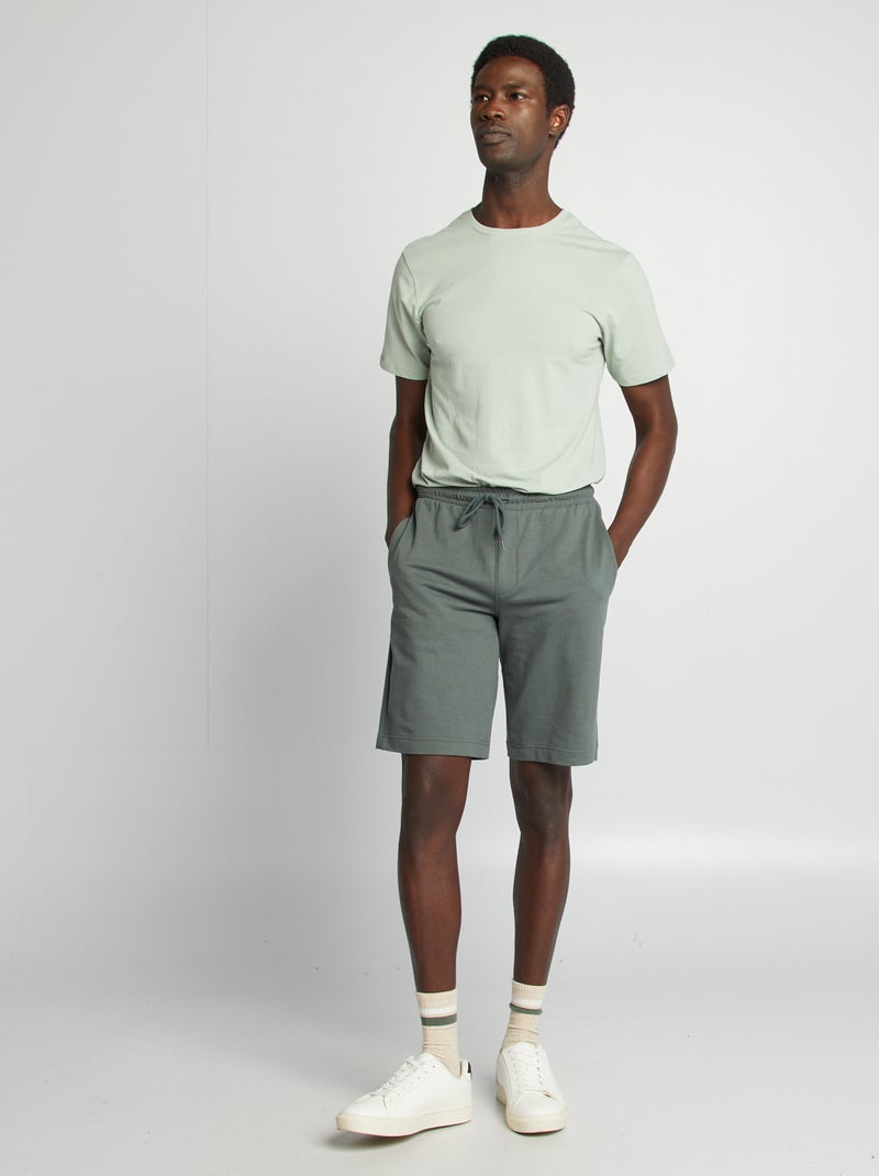 Short de sport style jogger Vert foncé - Kiabi