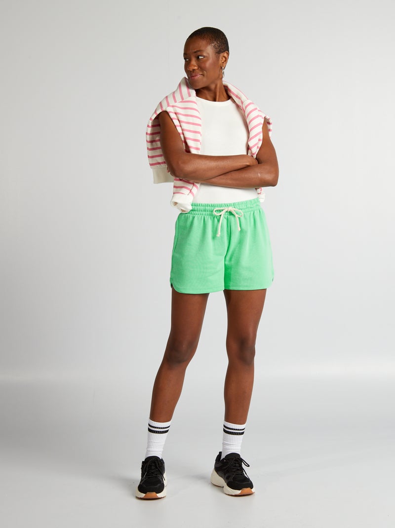 Short de sport Vert - Kiabi