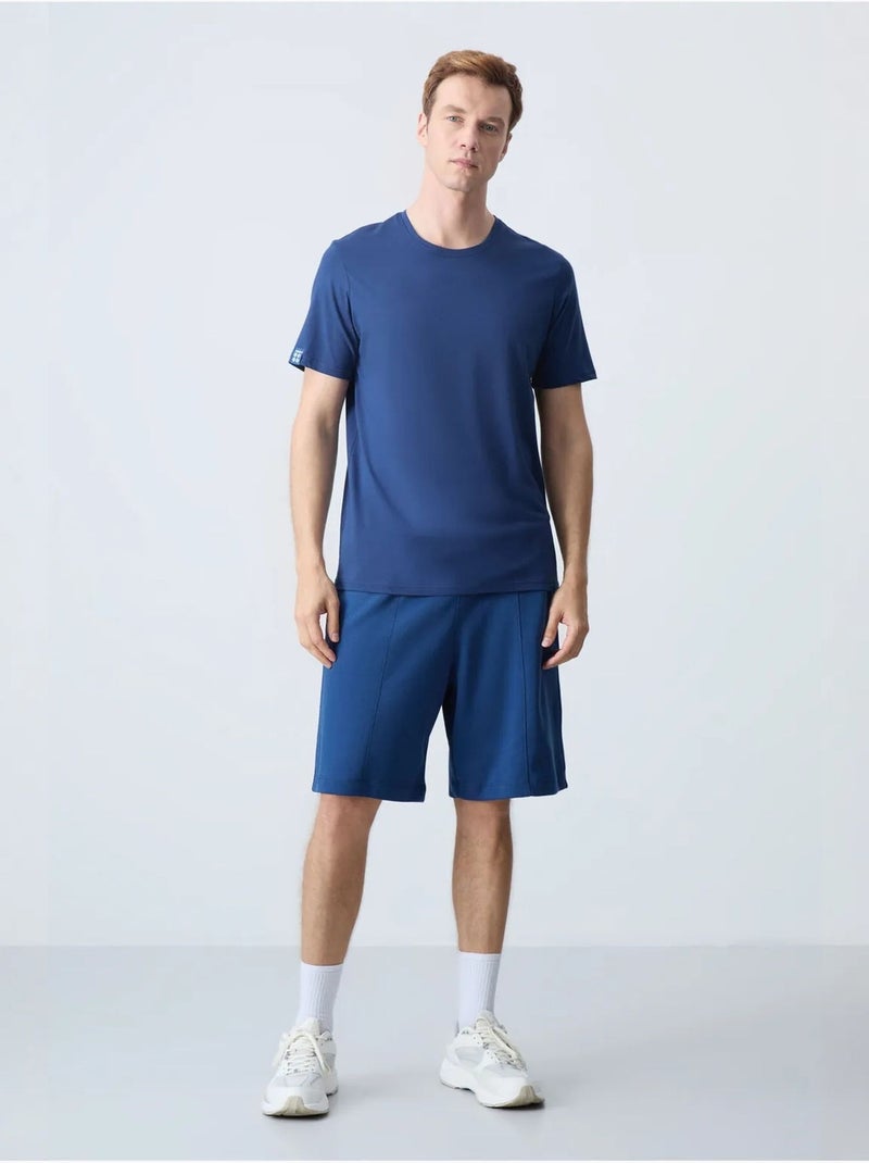 Short de survêtement homme en coton mélangé tommy Bleu - Kiabi