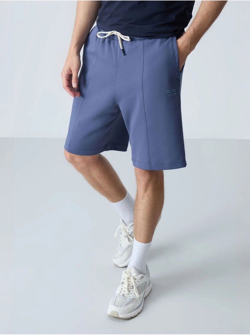 Short de survêtement homme en coton mélangé tommy Bleu saphir - Kiabi