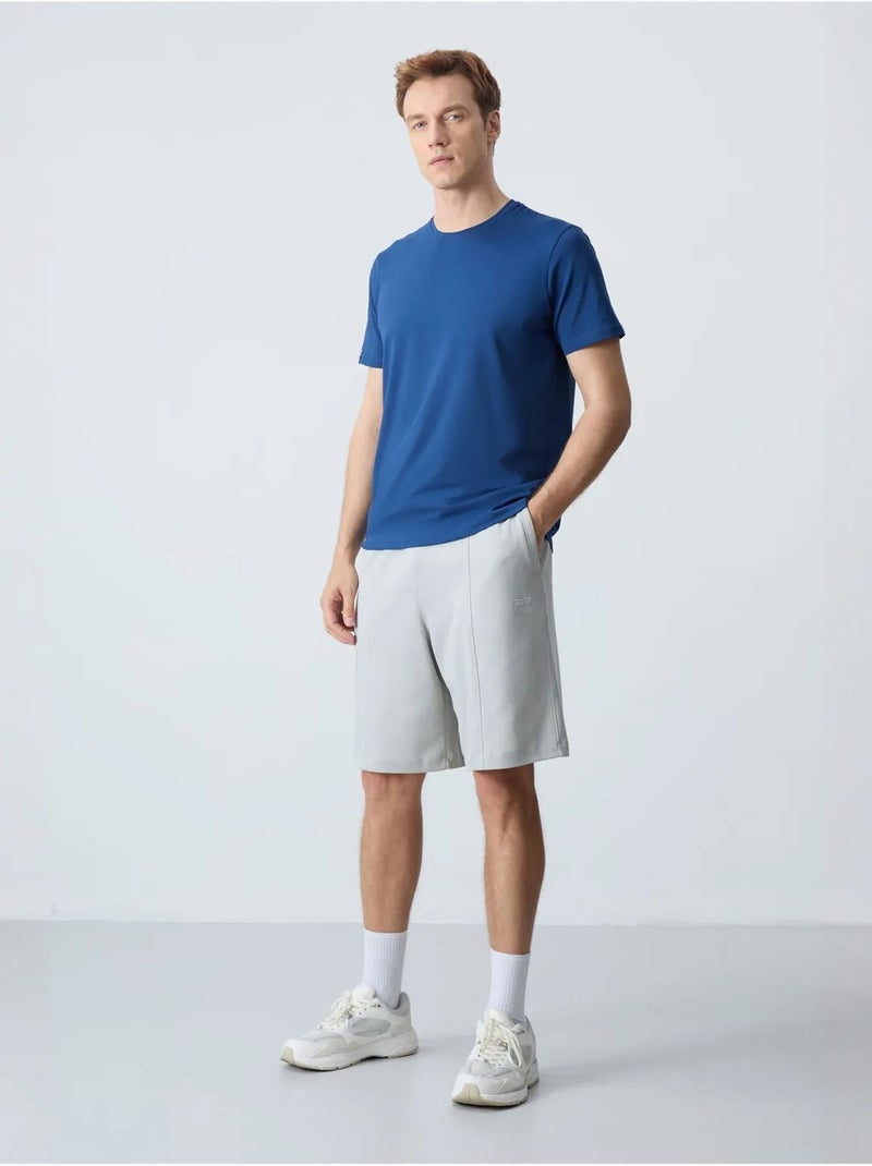 Short de survêtement homme en coton mélangé tommy Gris clair - Kiabi