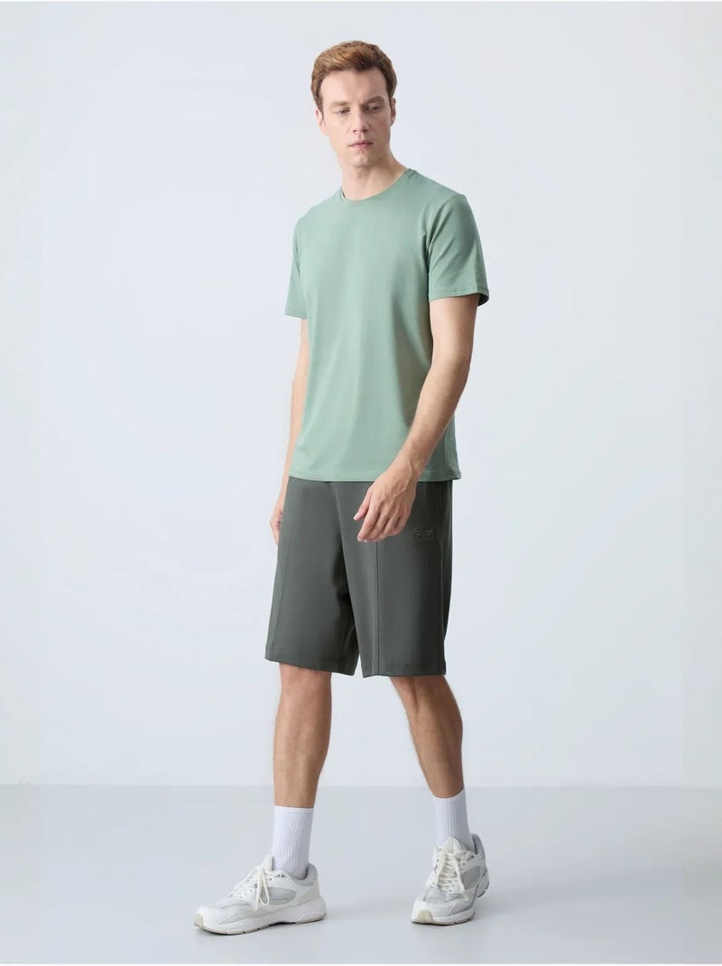 Short de survêtement homme en coton mélangé tommy Gris foncé - Kiabi