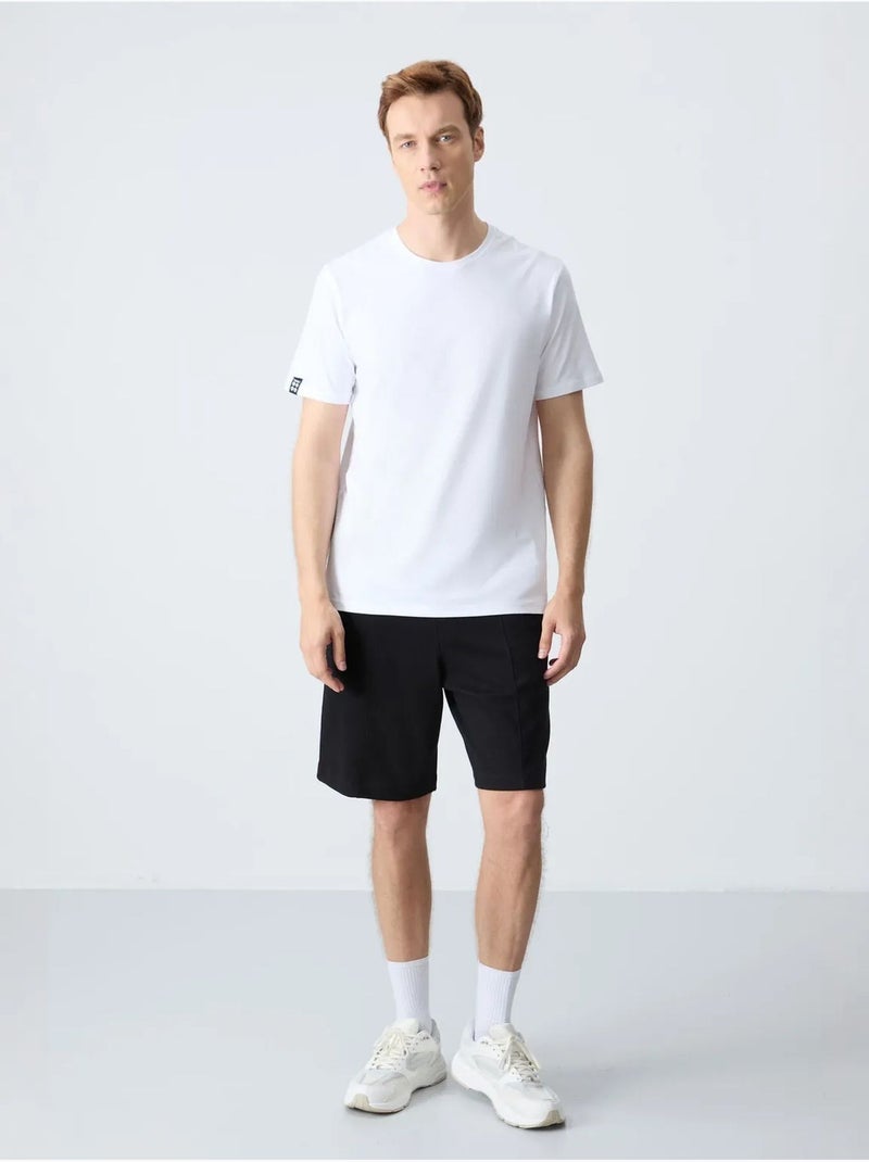 Short de survêtement homme en coton mélangé tommy Noir - Kiabi