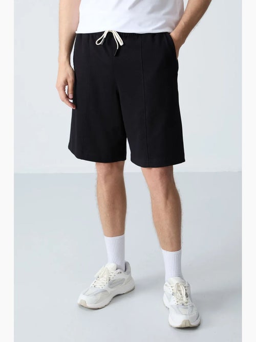 Short de survêtement homme en coton mélangé tommy - Kiabi Short de survêtement homme en coton mélangé tommy - Kiabi