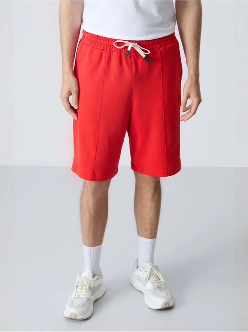Short de survêtement homme en coton mélangé tommy - Kiabi Short de survêtement homme en coton mélangé tommy - Kiabi