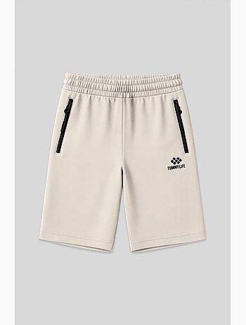 Short de survêtement homme en maille, coupe regular tommy