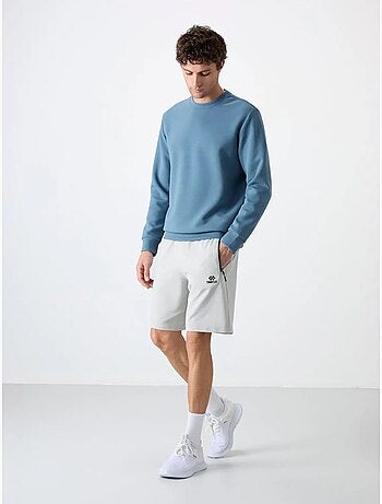 Short de survêtement homme en maille, coupe regular tommy