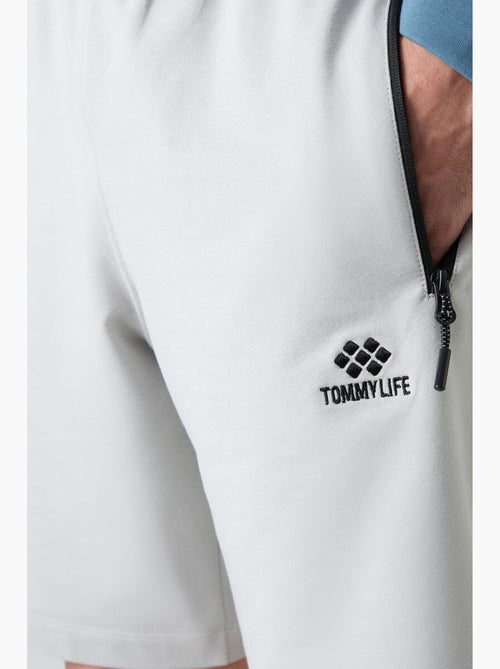 Short de survêtement homme en maille, coupe regular tommy - Kiabi
