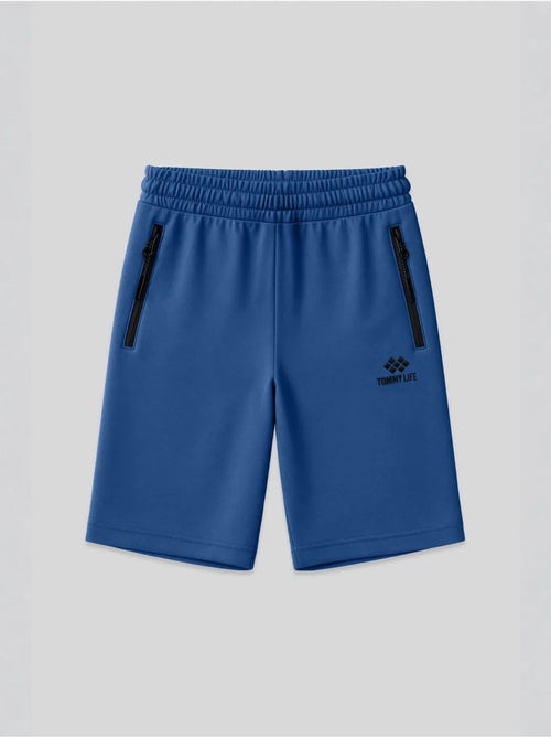 Short de survêtement homme en maille, coupe regular tommy - Kiabi Short de survêtement homme en maille, coupe regular tommy - Kiabi