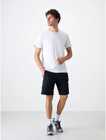 Short de survêtement homme en maille, coupe regular tommy