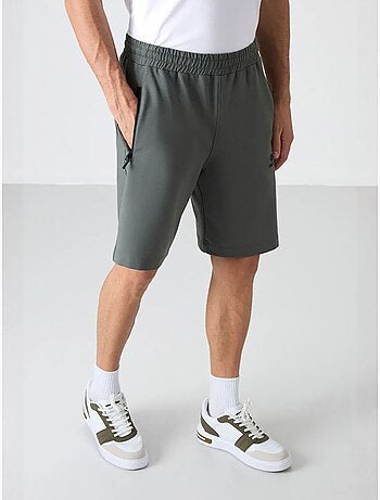 Short de survêtement homme en maille, coupe regular tommy