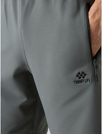 Short de survêtement homme en maille, coupe regular tommy