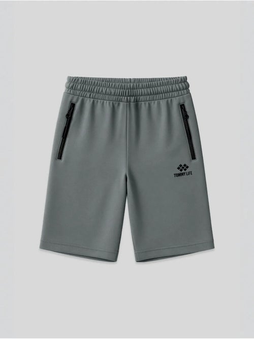 Short de survêtement homme en maille, coupe regular tommy - Kiabi Short de survêtement homme en maille, coupe regular tommy - Kiabi
