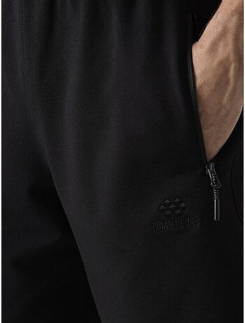 Short de survêtement homme en maille, coupe regular tommy