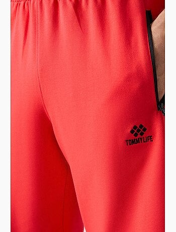 Short de survêtement homme en maille, coupe regular tommy