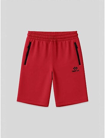 Short de survêtement homme en maille, coupe regular tommy