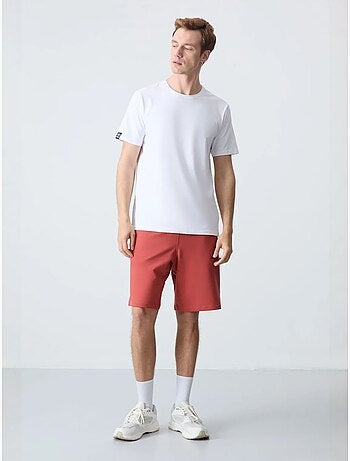 Short de survêtement homme en maille, coupe regular tommy