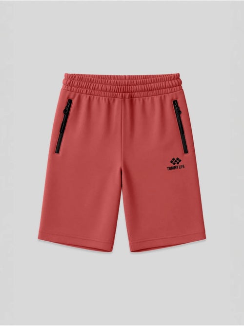 Short de survêtement homme en maille, coupe regular tommy - Kiabi Short de survêtement homme en maille, coupe regular tommy - Kiabi