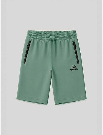 Short de survêtement homme en maille, coupe regular tommy